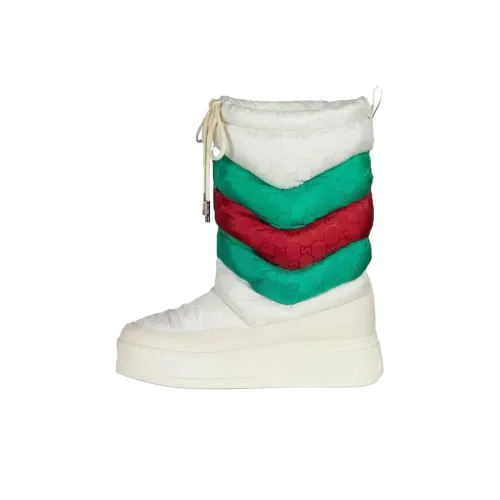 GUCCI Носки Crew Snow Boots Женские Белые