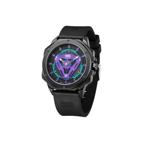 Disney MARVEL IRON MAN Кварцевый механизм Силиконовый ремешок Часы Мужские Многоцветный циферблат часов