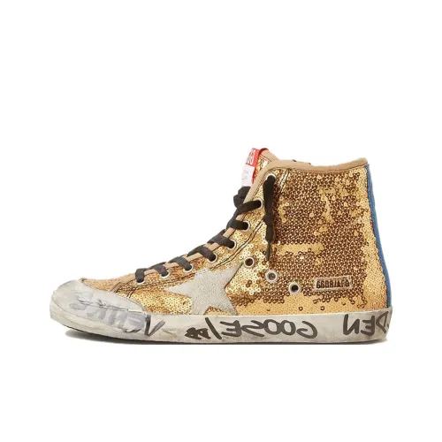 Golden Goose Francy Low Топ Скейтборд Кроссовки Женские Золотые