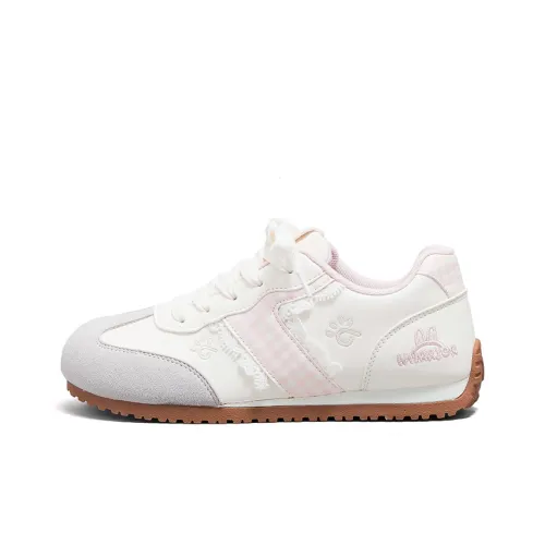 Warrior Аbrasion Resistant Легкий Slip Resistant Низкий Топ Скейтборд Кроссовки Женские Бежевый Серый Розовый