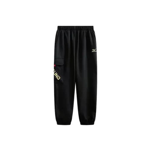 Mizuno Черные Kids Тренировочные Штаны