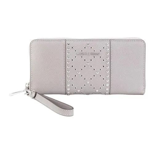 MICHAEL KORS Jet Set Travel Коровья кожа Клатч Монетница Кошелек Кошелек Женские Серый