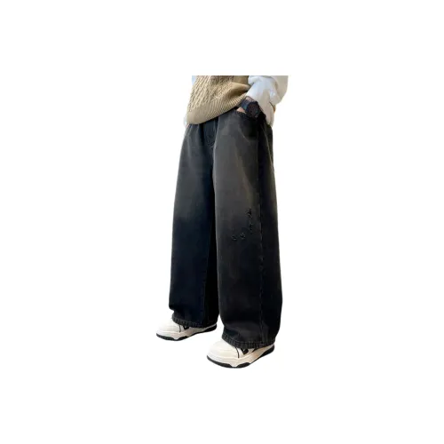 YUGUOGUO Черные школьные джинсы