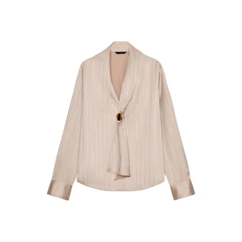 ZARA Золотые Женские Рубашки