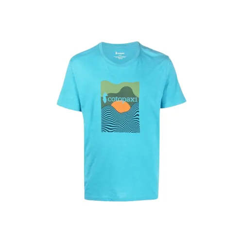 Cotopaxi Небесно-голубой Мужская T-рубашка