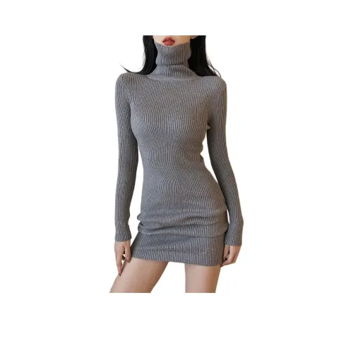 VINMUK Длинное платье с длинными рукавами женское