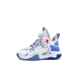 M2306 Белый Синий Флис-На подкладке