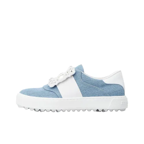 Roger Vivier Very Vivier Low Топ Скейтборд Кроссовки Женские Синие