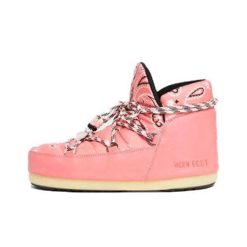 MOON BOOT x Alanui Короткий Сноубутсы Мужской Розовый