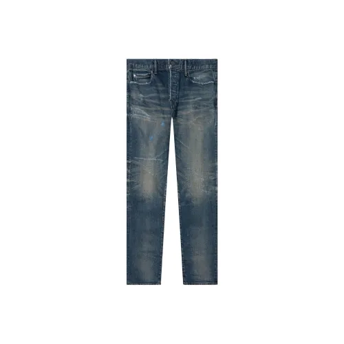 John Elliott Men's Blue Jeans Джон Эллиотт Мужские Синие Джинсы
