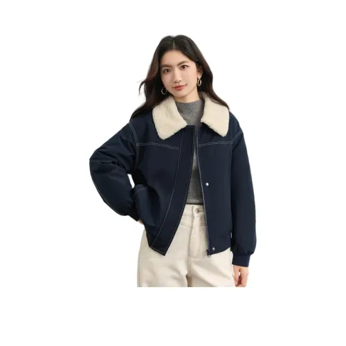 ZUOSAISI Темно-синий женский пуховик