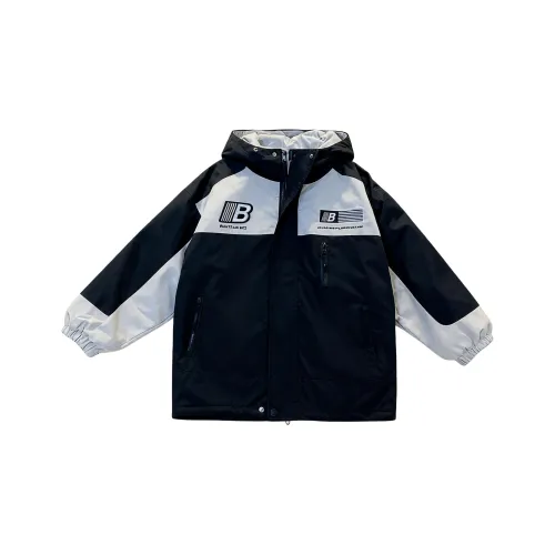 SHIBU Da Xin Одежда 2D596 Утепленный 3 в 1 Ветровка Черный Детские Куртки