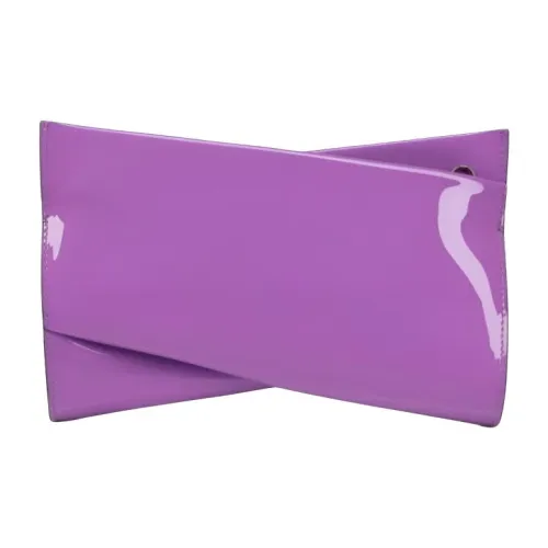 CL LUBOTING Лакированная кожа Телячья кожа Клатч Сумка через плечо Маленький Женский Фиолетовый