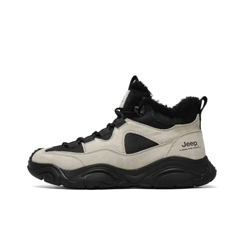 Jeep Термический Износостойкий Противоскользящий Высокий Топ Походная обувь Мужская