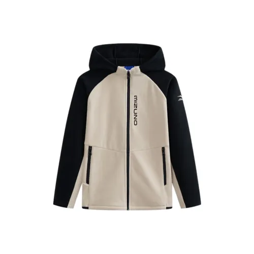 Mizuno Серо-бежевые Куртки для детей