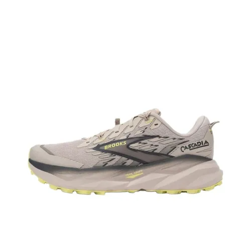 Brooks Cascadia 19 Дышащие Беговые кроссовки с поддержкой для мужчин светлый умбра