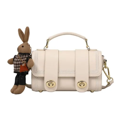 PT'SON Коровья кожа с синтетической кожей портативная подмышечная сумка через плечо обычная женская цвет экрю