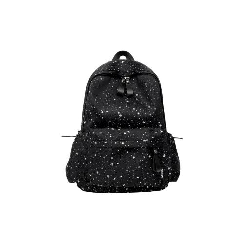 Miss Angel Нейлон Рюкзак Стандартный Унисекс Белый Черный