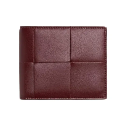 Bottega Veneta Телячья кожа Кошелек Стандартный Мужской Красный