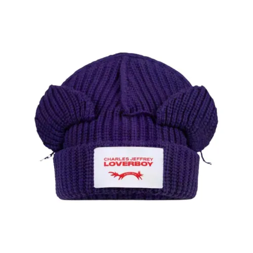 CHARLES JEFFREY Хлопок Шапки и Кепки Мужской Фиолетовый