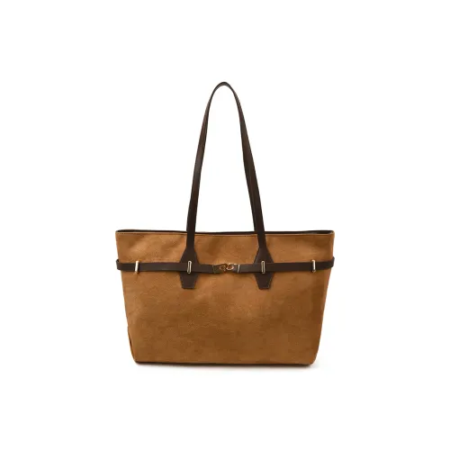 Gerlanx ПУ (полиуретан) с замшей Сумка на плечо Женская Леопардовый принт Черный Кофейный Коричневый