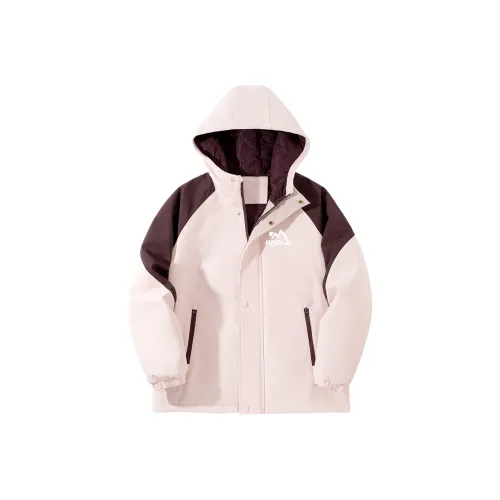 La Chapelle Розовый Белый Линия Гора K Kids Куртки