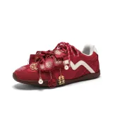 Огненно-красный (Консервы могут использоваться как свадебная обувь/аксессуары, требуется DIY, доступны инструкции в виде видео, свяжитесь со службой поддержки клиентов)