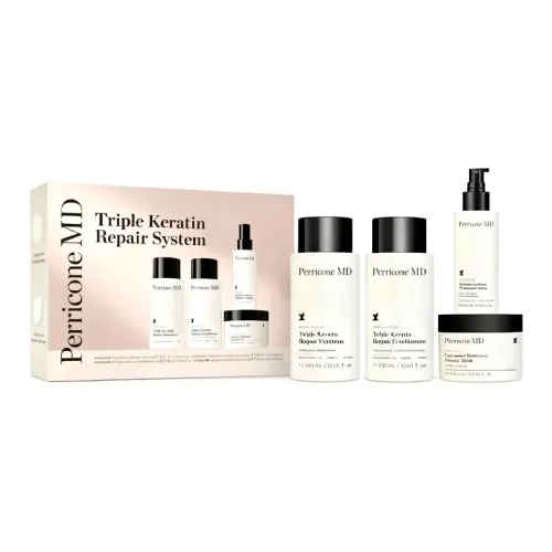 Perricone MD Тройной Keratin Комбинация Наборы шампунь и кондиционер Увлажняющий Очищающий Четырехкомпонентный Набор