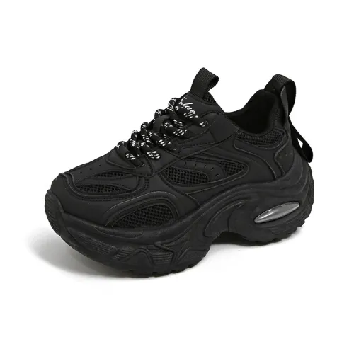 BINGO DUCK Низкий топ толстая подошва кроссовки женские