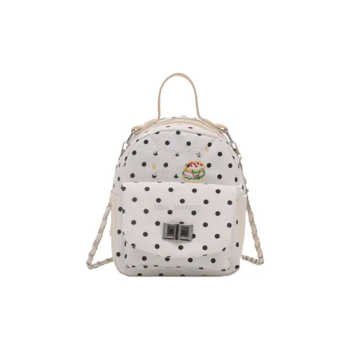 Kwq Полиэстер Рюкзак Стандартный Женская Белый