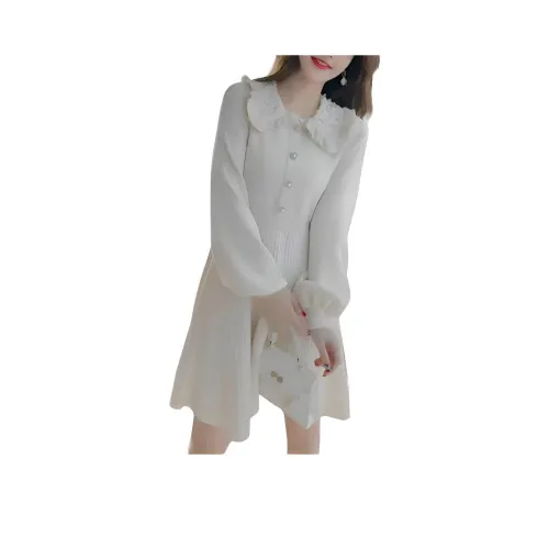 VINMUK Длинное платье с длинными рукавами женское