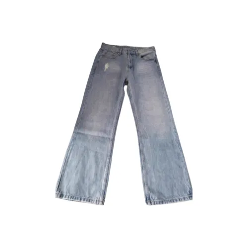 CAT'S PAW Синий Унисекс Джинсы