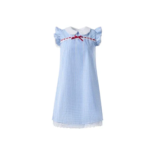 DTLUI Синий Женские Платья без рукавов