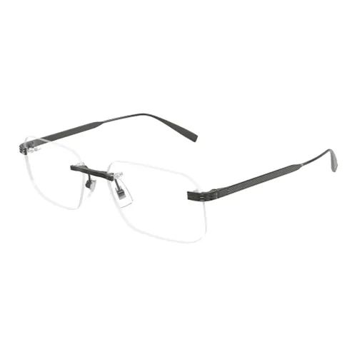 Dunhill Титан Прямоугольные Очки Optical Женские Черные