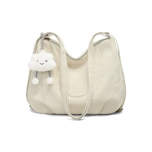 VINEY Сумка через плечо из коровьей кожи сумка на плечо обычная женская цвет экрю