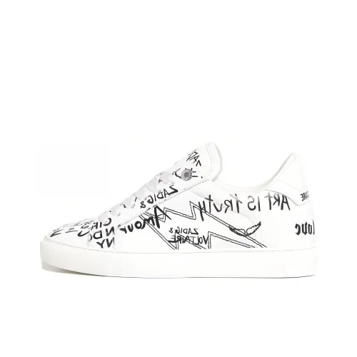 Zadig Voltaire Низкие кроссовки для скейтбординга Женские Белые