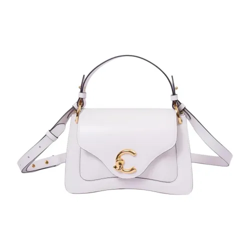 COCCINELLE C ME Кожа Одно плечо Сумка Маленькая Женская Белая