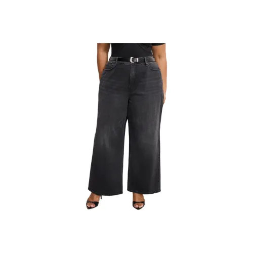 GOOD AMERICAN Черные Женские Джинсы