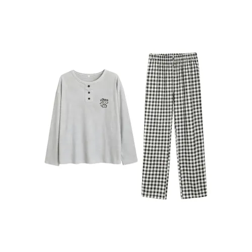 Daiyindie Осенние Зимние Пижамы Женские Утолщенные Термические Домашние Комплекты