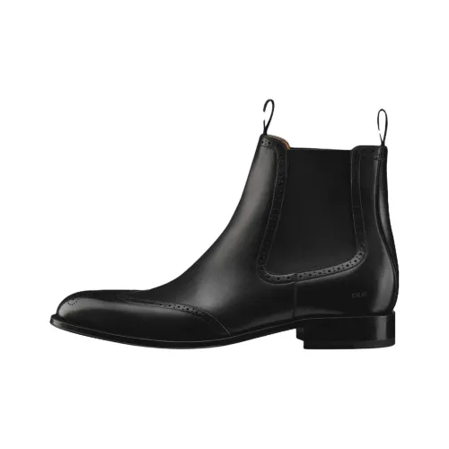 DIOR Timeless Короткий Челси Мужской Черный