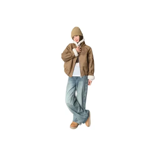 MEXICAN Бархат Feel Пальто Женское