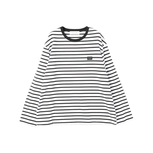 CULLNI FW25 The Basic Embroidery Patch Border Pullover T Shirt Unisex CULLNI FW25 The Базовый Вышивка Патч Border Пуловер T Рубашка Унисекс