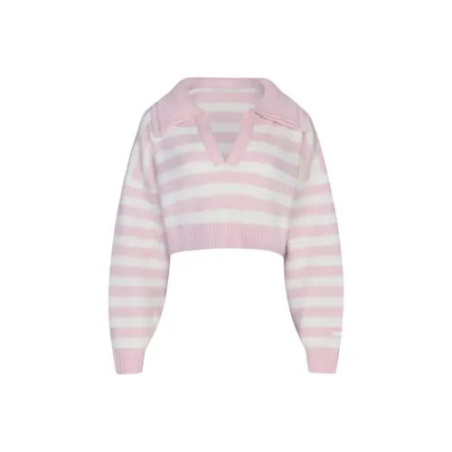 OH POLLY Отделение Ожерелье-чокер Укороченный Трикотажный Свитер Женский