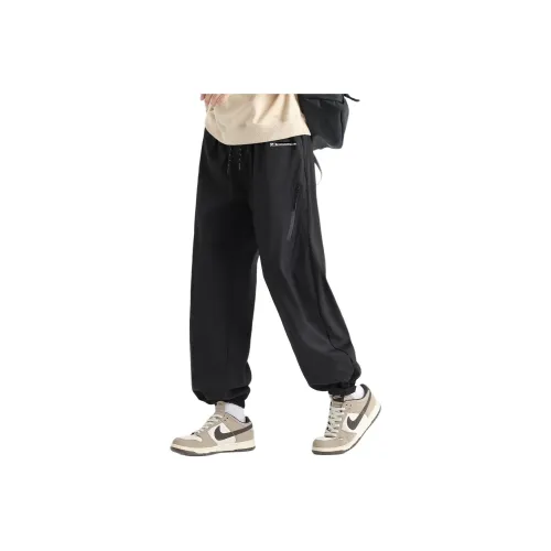 CCAABB Черные Мужские Повседневные Брюки