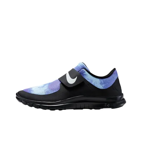 Nike Free Socfly Беговые кроссовки Мужские Черные Синие