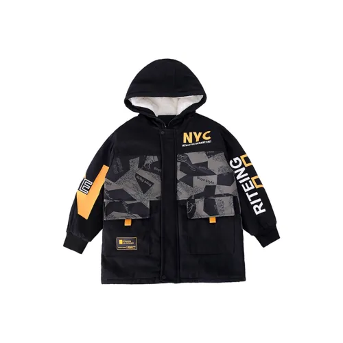 SHIBU papa Бобовый MY777 Style 95 Хлопковый пуховик Желтый Kids Куртки