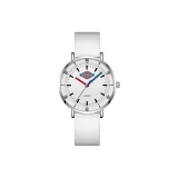 L-9639 Белый корпус, белый циферблат, белый ремешок