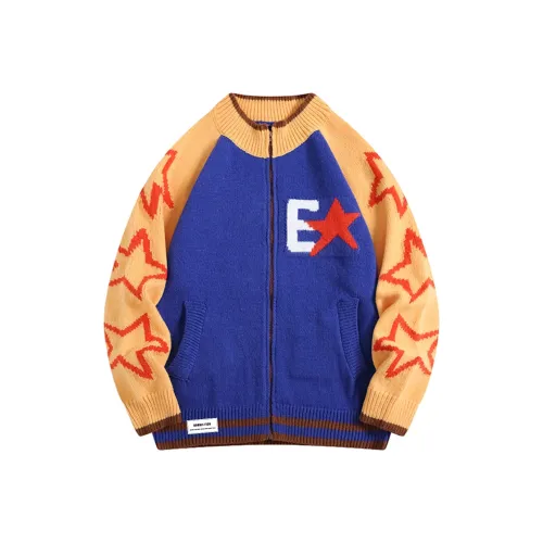 DOUBLE FISH Синий Унисекс Свитера