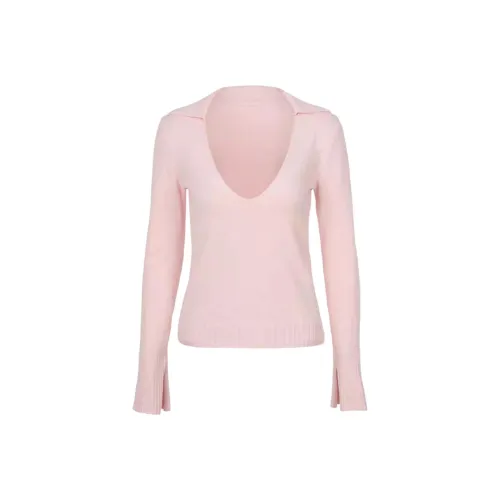 XIAOJUCHUANLI Розовый Женский Трикотаж