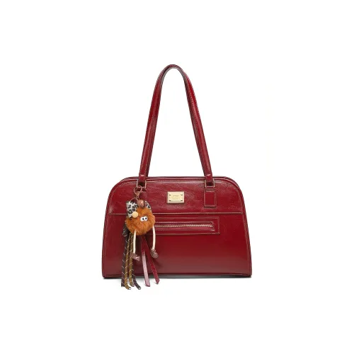 PAYOT Синтетическая кожа Сумка через плечо Стандартная Женская Бордовый